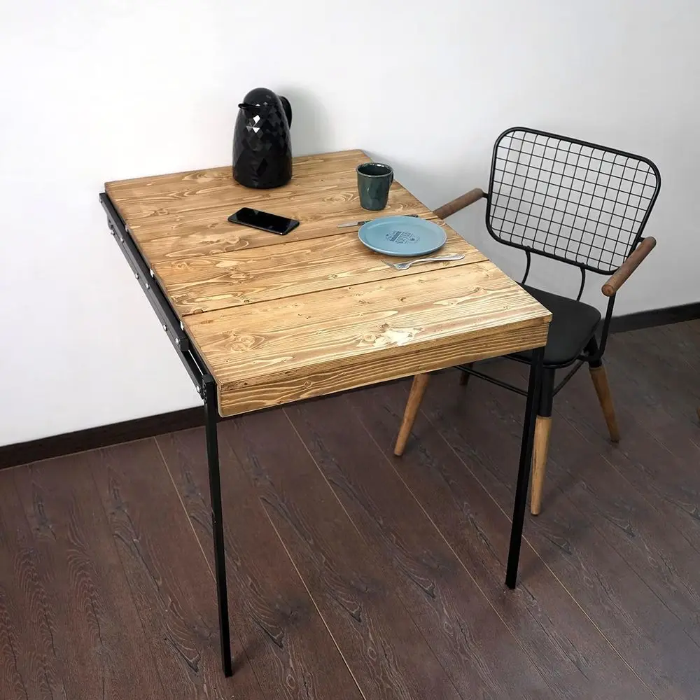 

Murphy olding Table | Wall Mounted Table Dining Table | Multiunctional Desk & Shel | Storage Shel | Small Space Desk