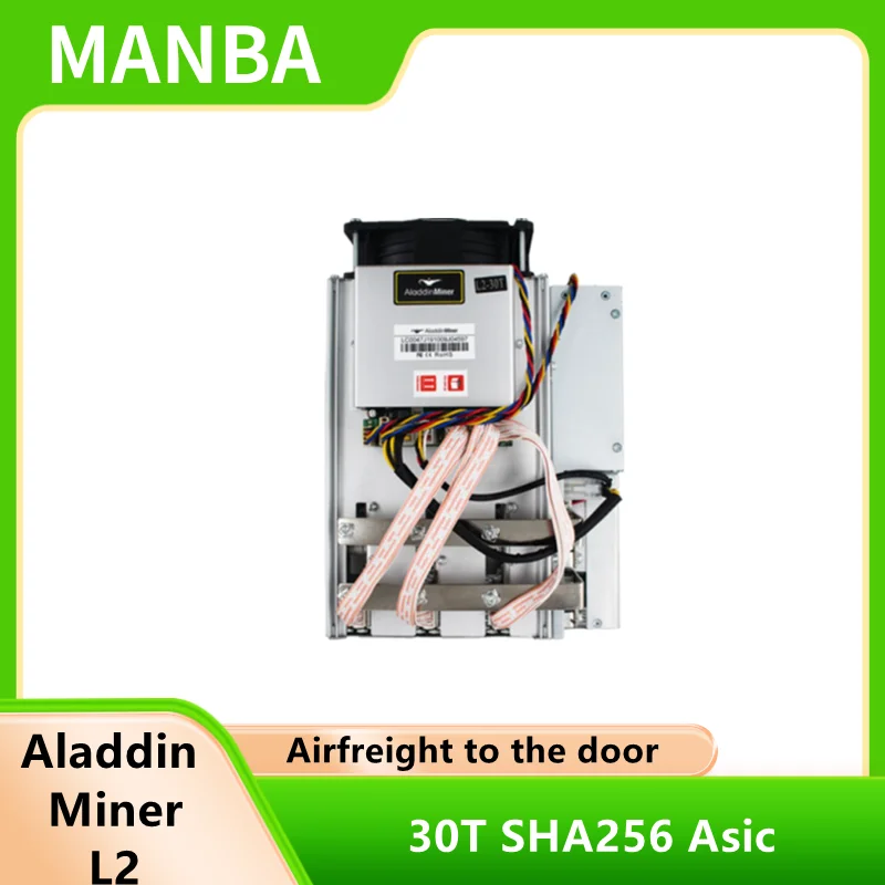 

Used AladdinMiner L2 30T SHA256 Asic miner With PSU Economic Than A1 M20S M21S T2T Antminer S9 S17 T17 S19