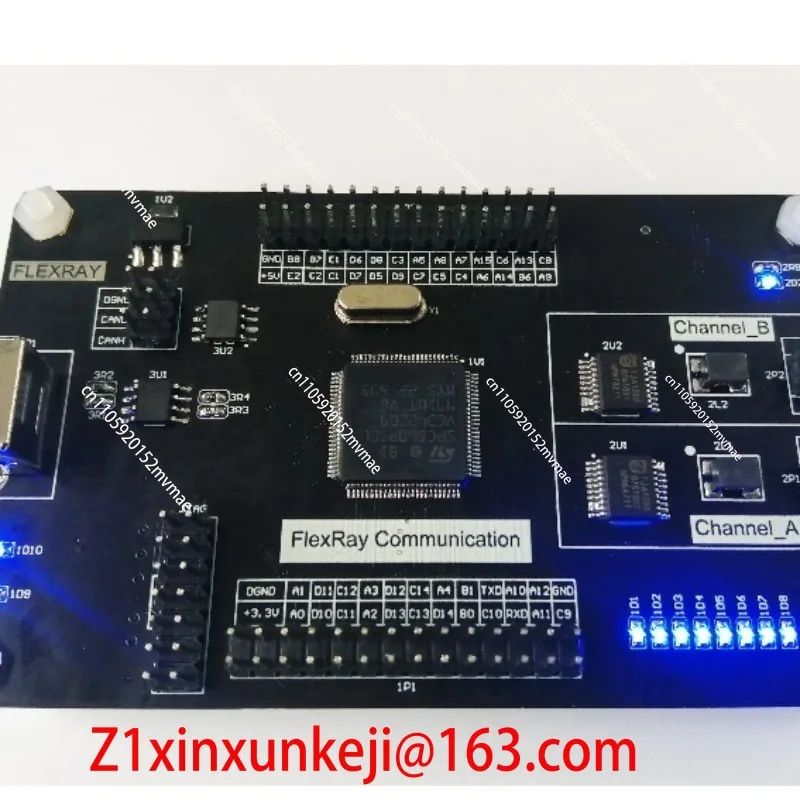 Development Board Two-machine Communication, FlexRay To Serial Port, FlexRay To CAN. Master Control SPC560P50L3