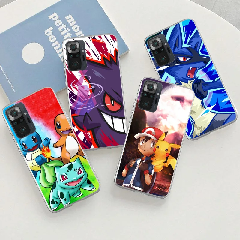 HZ-53 Pokemon Soft Case For Moto G52 G42 G32 G23  G22 G14 G84 E32 G62 G04 G24 G72 G71 G73 G32 G34 G20