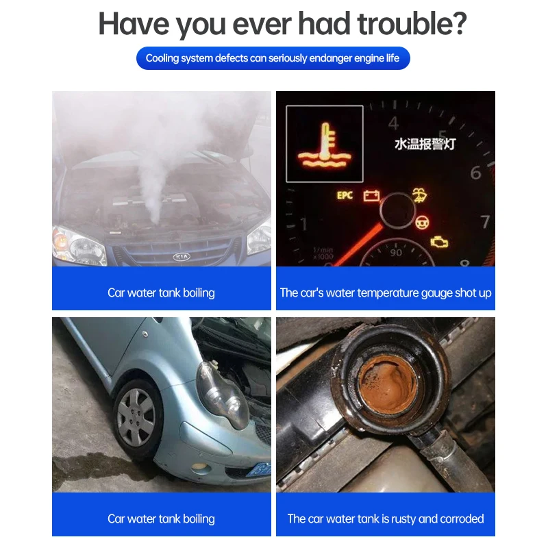 Auto Tank Entkalker Tank Reinigungsflüssigkeit Effektive Tank Entkalkung Entferner Neutral Tank Rost Schutz Für Auto Pflege