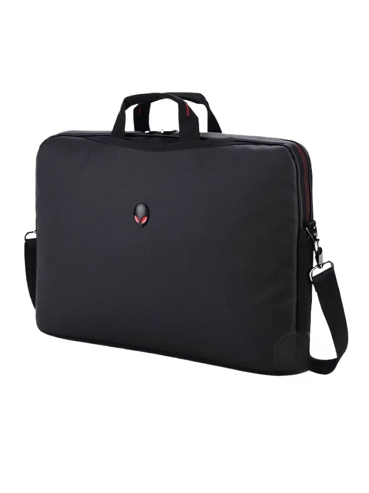 Dell Thickened Protective Layer 17.3 Inches Laptop Portable Document Liner Bag Red Eye Single Shoulder Bag