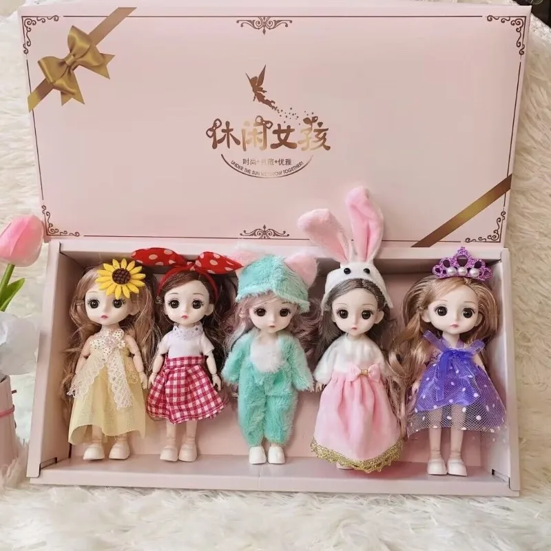 Doll Princess mini 17 cm set dream childlike innocence birthday gift children's and girls' toys