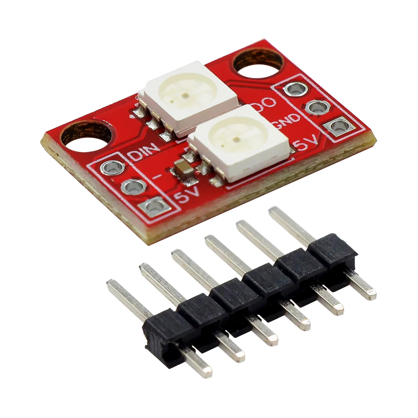 Module d'éclairage polychrome à LED, 2 bits, WS2812, 5050 RVB, SCM, SMT32, ARM, 2 pièces
