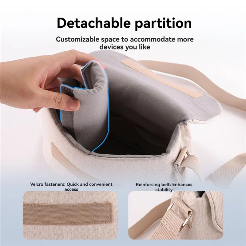 

-FDDT DSLR Sling Camera Bag 3L Splash-Proof Outdoor Travel Shoulder Bag With Removable Divider For Photography Storage Gear