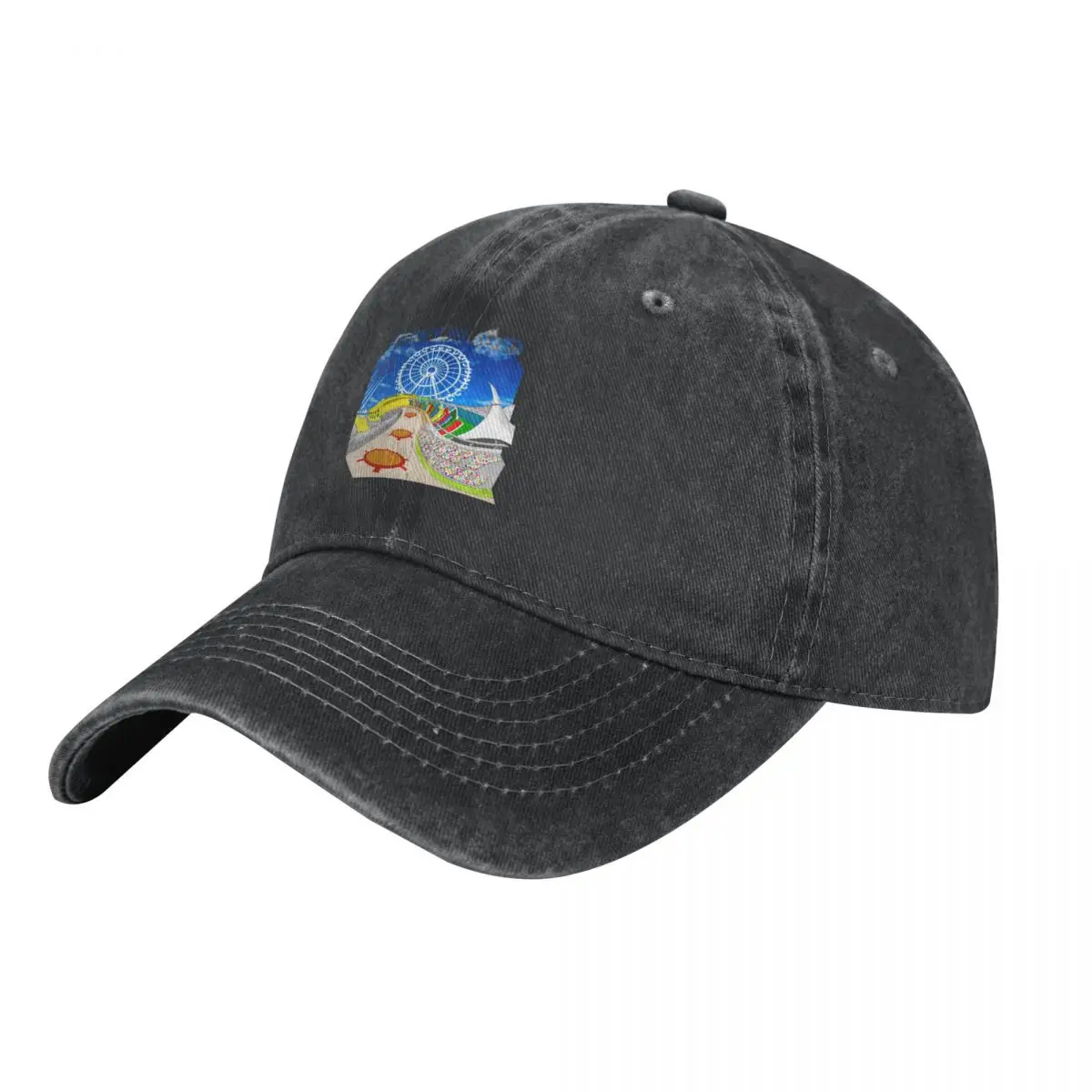 Barry Island Whitmore Bay Cowboy Hat western Hat black Rugby Sports Cap Golf Women Men's