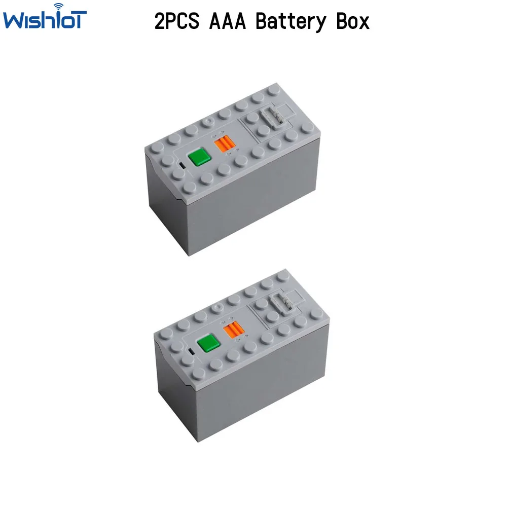 Technical Parts 88000 AAA Battery Box Compatible with legoeds Building Blocks MOC Power Functions Car Train Motor Modification