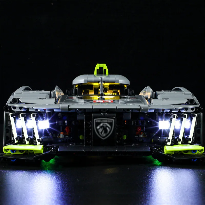 

LED Light Kit for LEGO Technic Peugeot 9X8 Hypercar 42156 Lamp Toy Christmas Gift (Not Include Building Block Bricks Sets Model)
