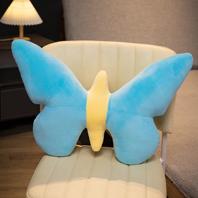 Butterfly Shape Pillow Throw Stuffed Sofa Cushion Home Girls Gift Plush Toy Home Sofa Pillow Cushion Decorate Photo Props