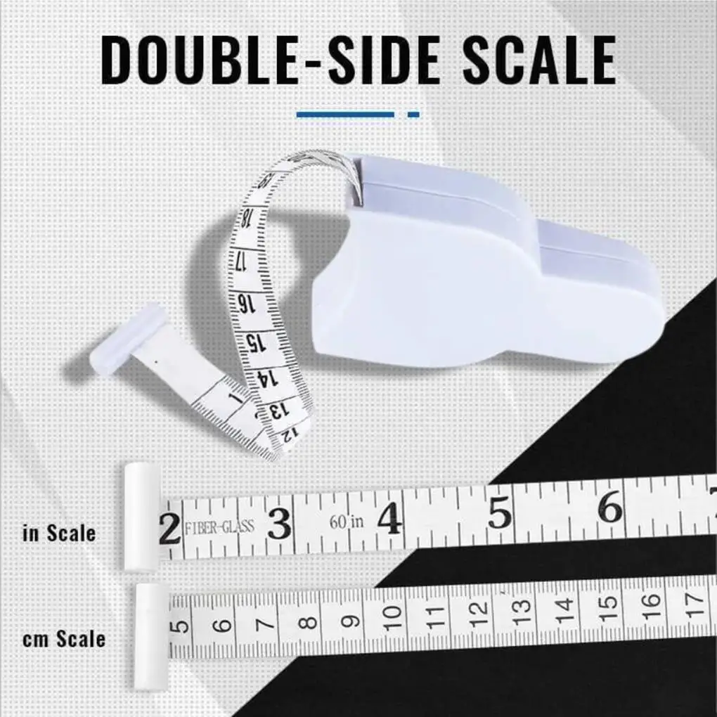 

Automatic Telescopic Tape Measure Body Measuring Retractable Y Shape Double-sided Caliper Measurement Tool High Accuracy