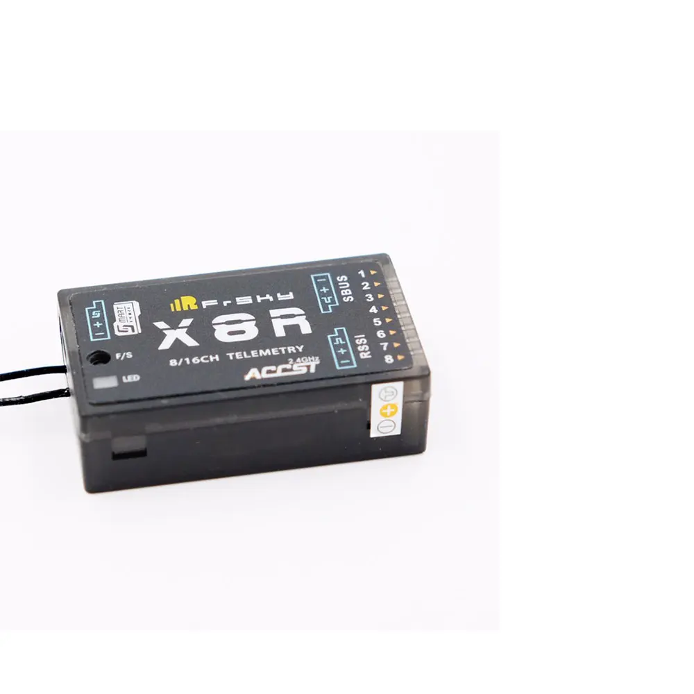 Receptor FrSky X8R de telemetría de 8/16 canales para multicóptero cuadricóptero RC Compatible con transmisor X7 X9D X12S