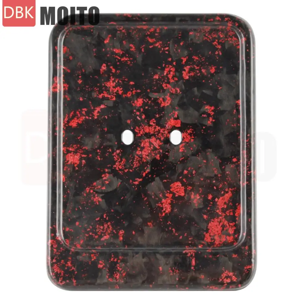 Motorcycle Forged Carbon Fiber License Plate Frame For Simson S51 S50 S70  License Plate Holders Motorrad Kennzeichenhalter