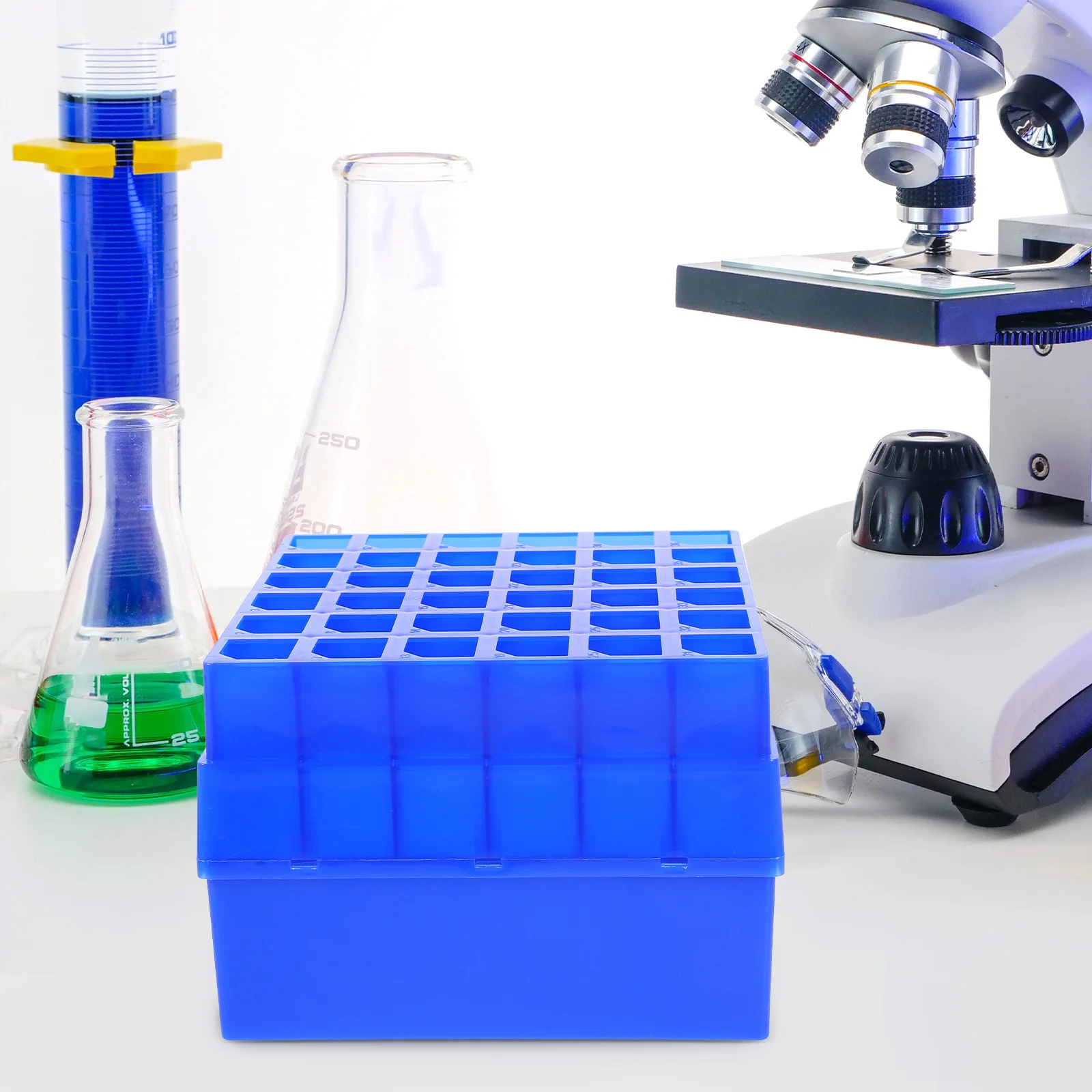 

Box 10 15ml 36 Slots Plastic Laboratory Test Test Tube Display Box Tube Storage ganizer Sampling Holder