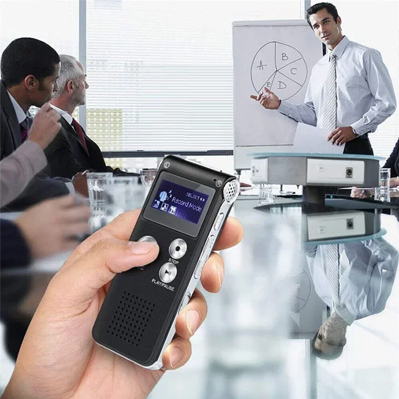 Paranormal Ghost Hunting Equipment Digitaler EVP Sprachaktivierter Recorder USB US 8GB (Schwarz)