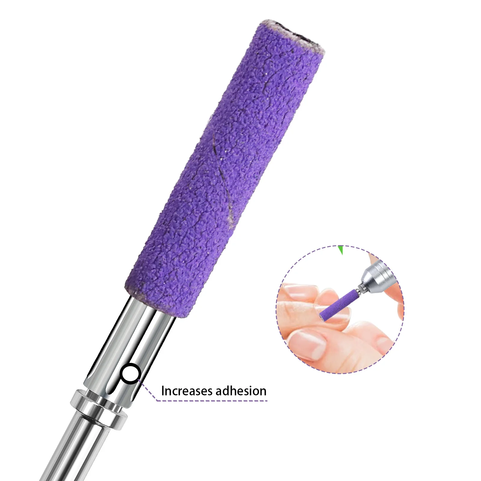 3mm nail abrasive tool 80/120/180/240 grit electric manicure drill grinding head UV gel polish removal pedicure grinding tool