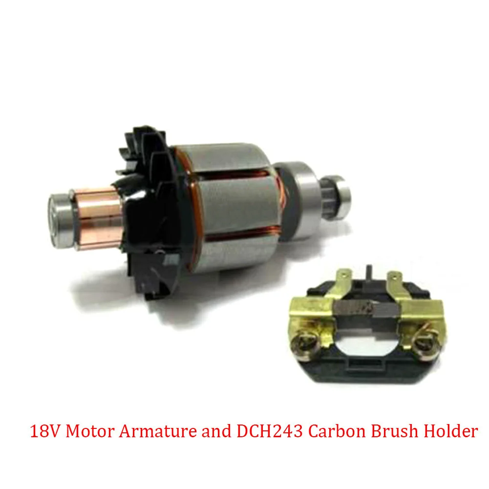 SDS Hammer Drill For 18V Motor with Carbon Brush Holder Compatible with For DCH243 DCH253 Models for Efficient Drilling Tasks
