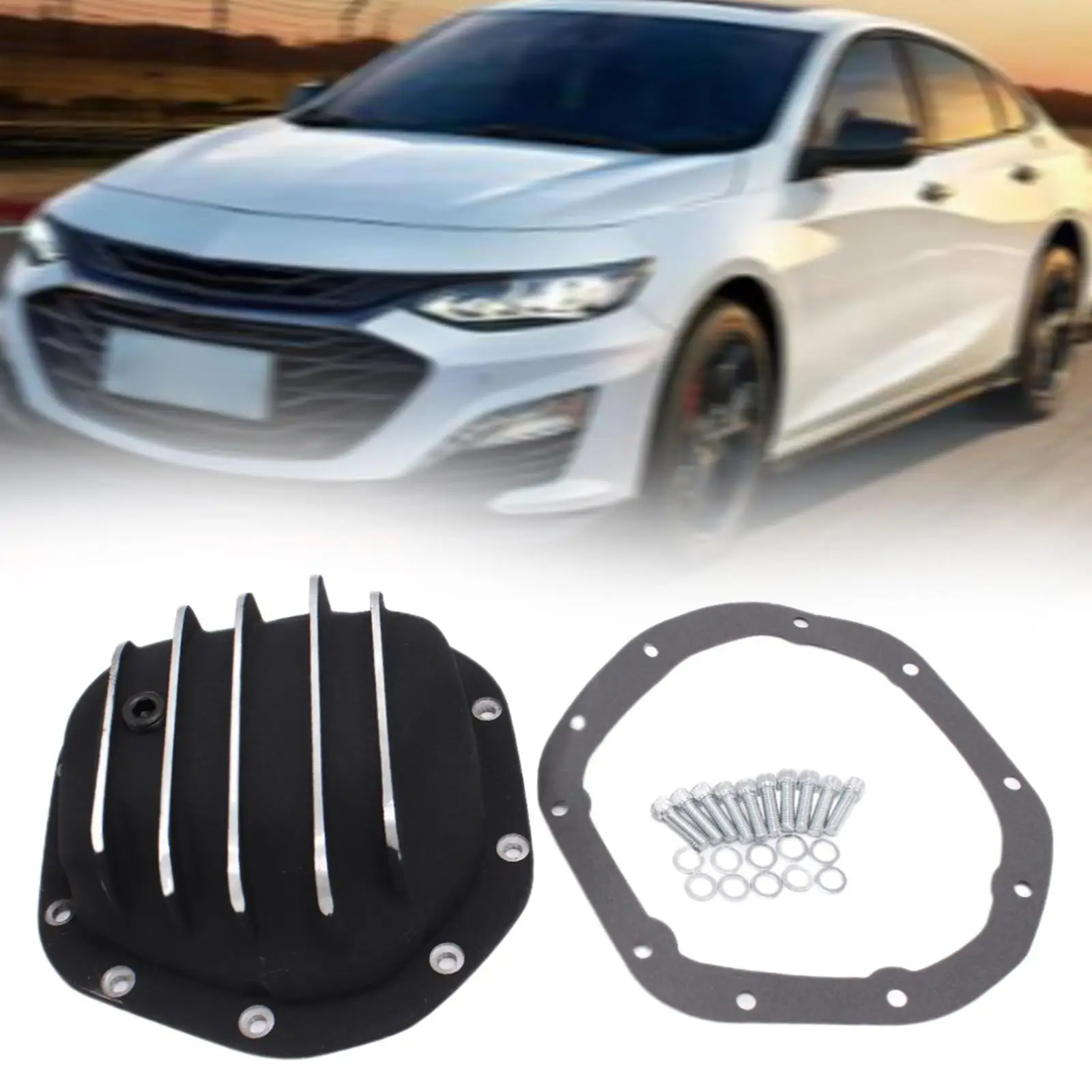 Differential Cover Kit H55072BK0016 Convenient High Performance with Gasket Practical Accessories for Dana 44 Differentials