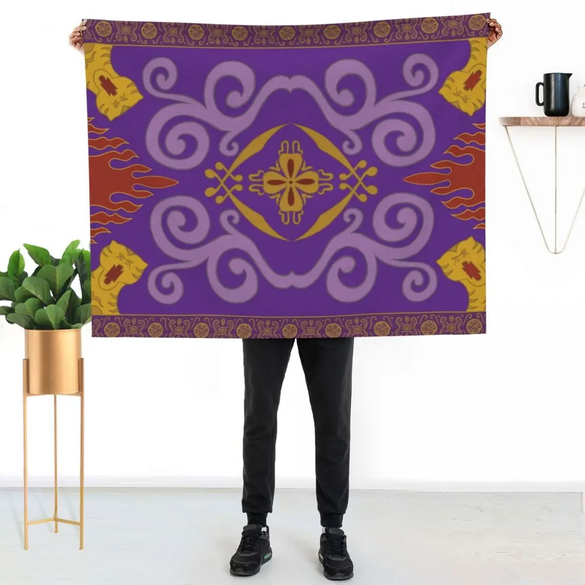 Magic Carpet Throw Blanket Stain Resistant Cozy Warm Blanket