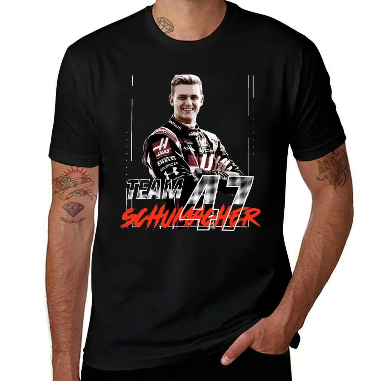 

Mick Schumacher T-Shirt Funny t-shirts anime stuff vintage graphic tee vintage t shirts mens big and tall t shirts