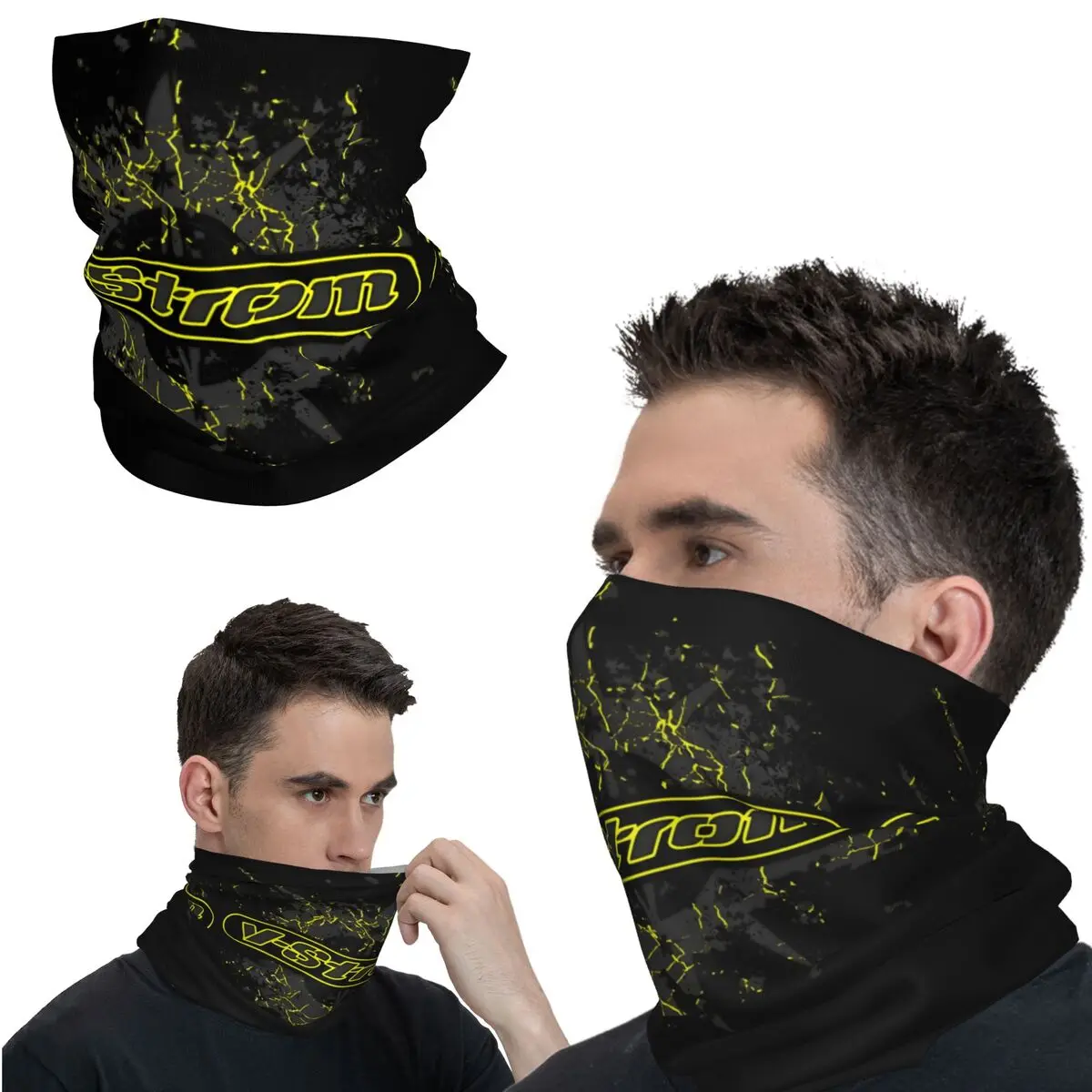 Fantastic New V-STROM 1050 Bandana Neck Gaiter Printed Motocross Wrap Scarf Running Unisex Adult Washable