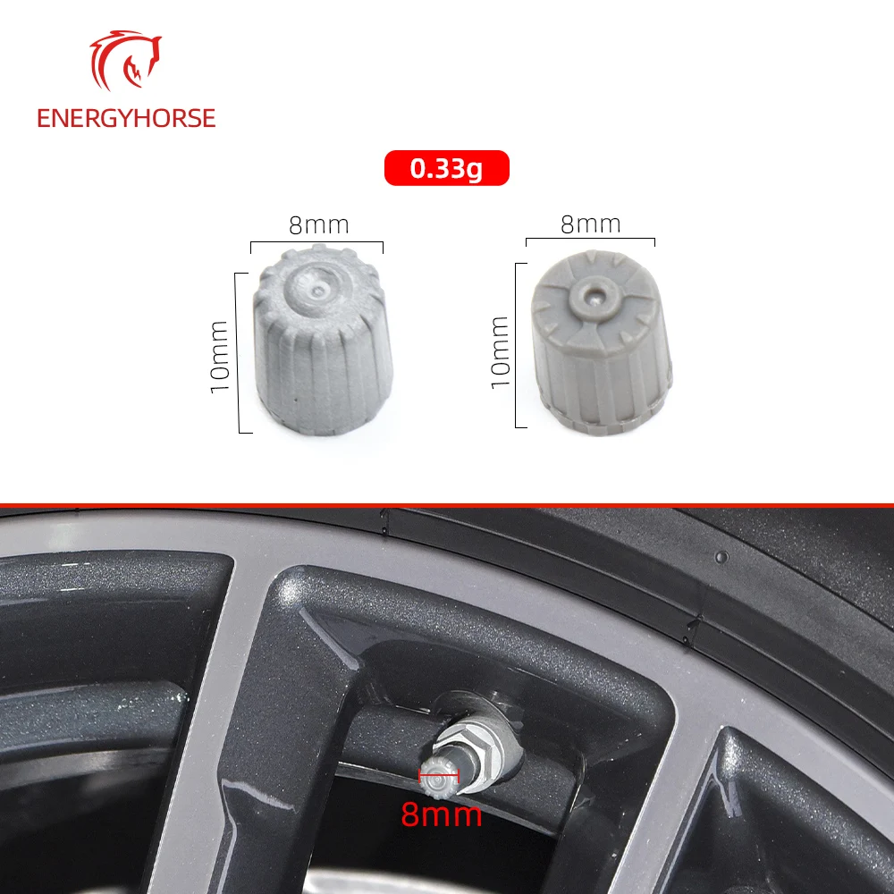 Universal Car Tire Valve Cap Tyre Valve Airtight Cover Waterproof Dust For BMW For Mercedes Benz