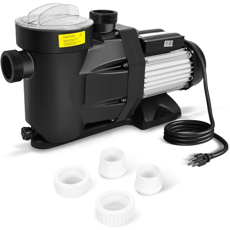 Tools.2.5 In/Above Ground Swimming Pool Pump, 110V-120V 8240GPH Single Speed Pool Water Pumps lnground