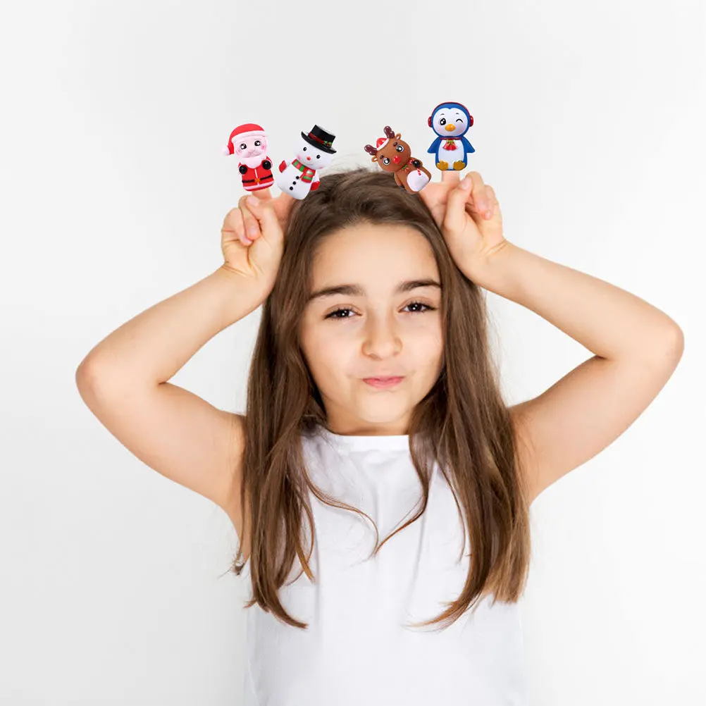 10pcs-christmas-finger-puppets-kids-hand-cartoon-interactive-puppets-for-holiday-storytelling-play-cartoon-puppet-toys