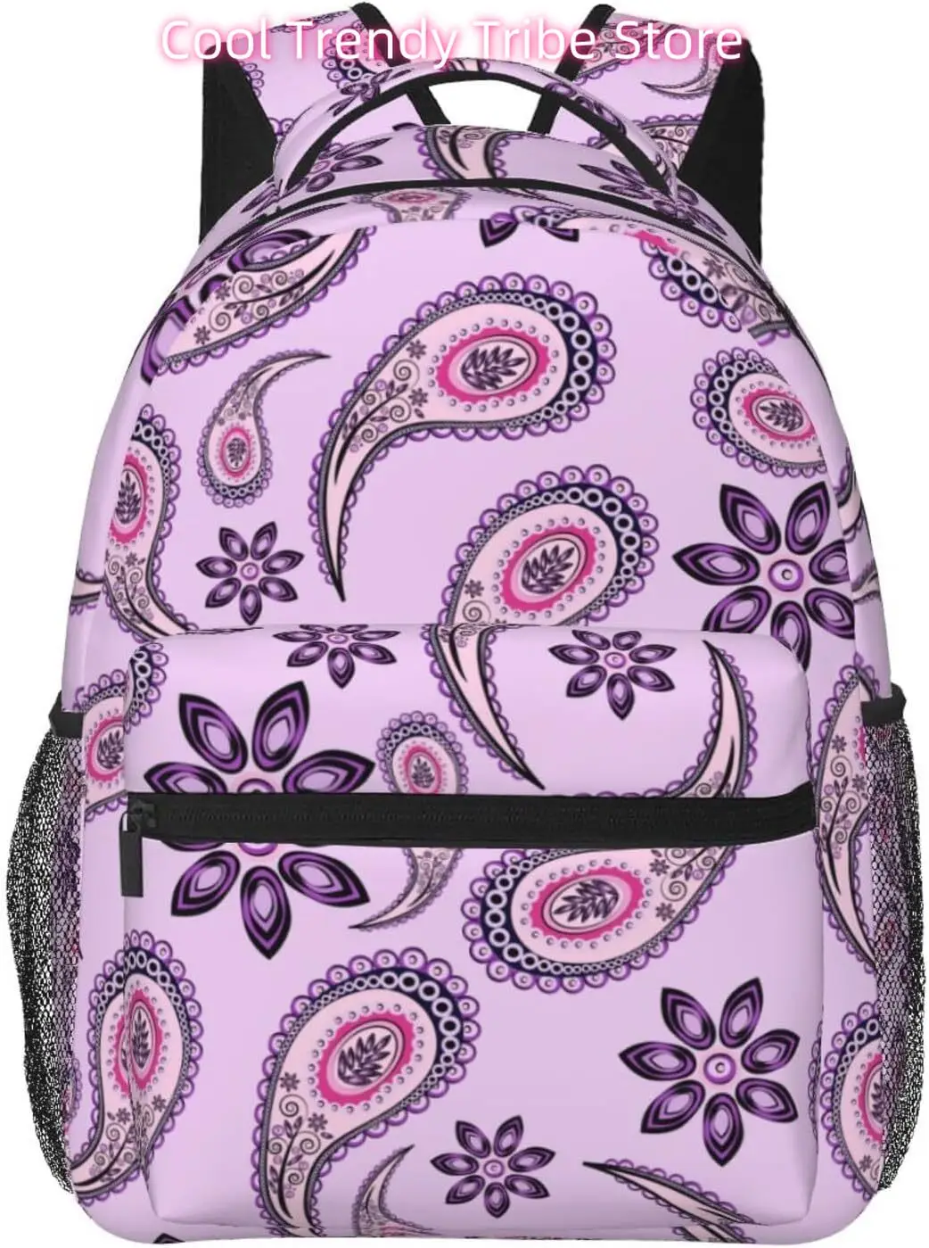 

Cartoon Paisley Lightweight Laptop Backpack Lightweight Multipurpose Travel Casual Daypack Unisex College Backapcks for Men