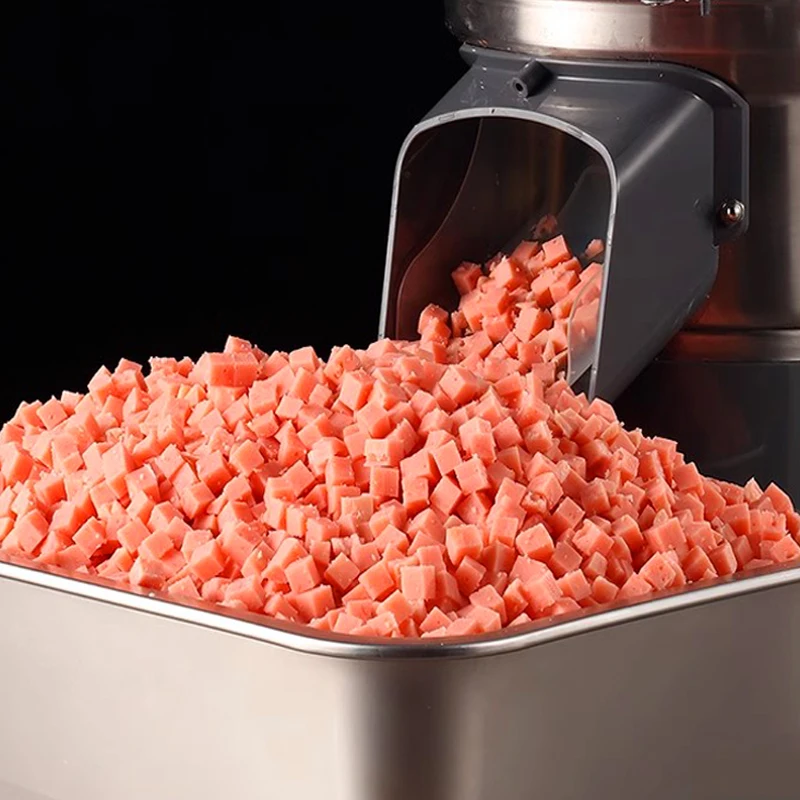 110 V/220 V Macchina per tagliare a cubetti di verdure Frutta Carota Patate Macchina per tagliare a cubetti Multi-funzionale Affettatrice elettrica per verdure