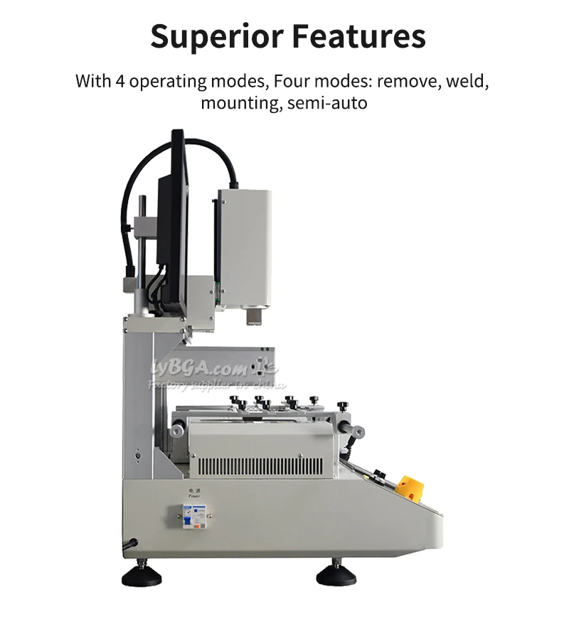 4800W G620 PRO Optical Alignment BGA Rework Station Touch Screen Soldering Machine Stepper Motor Drive Auto-focus