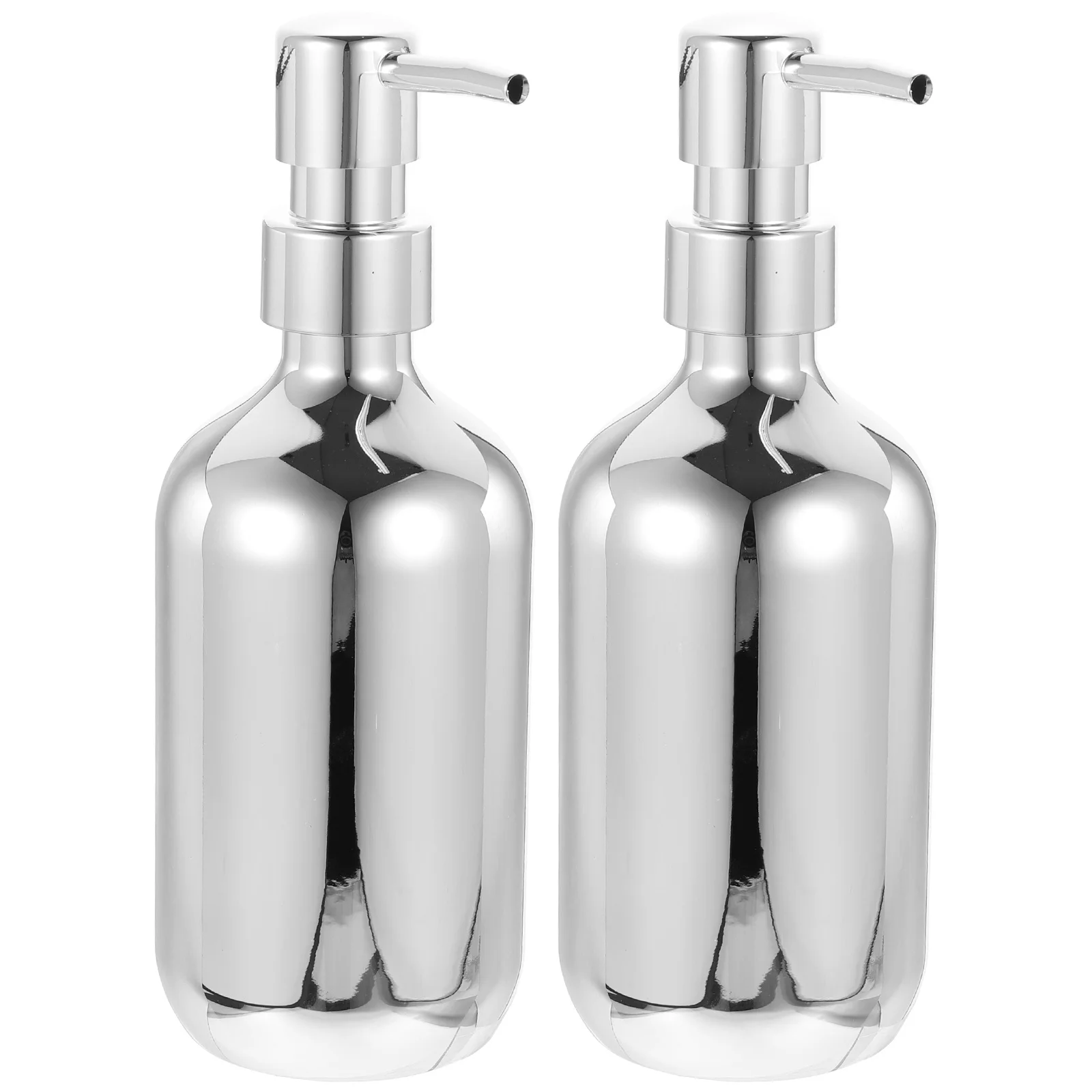 

2Pcs Soap Dispenser Bottles Pump Refillable for Shampoo Liquid Hand Soap Lotion Bathroom Kitchen Travel Supplies
