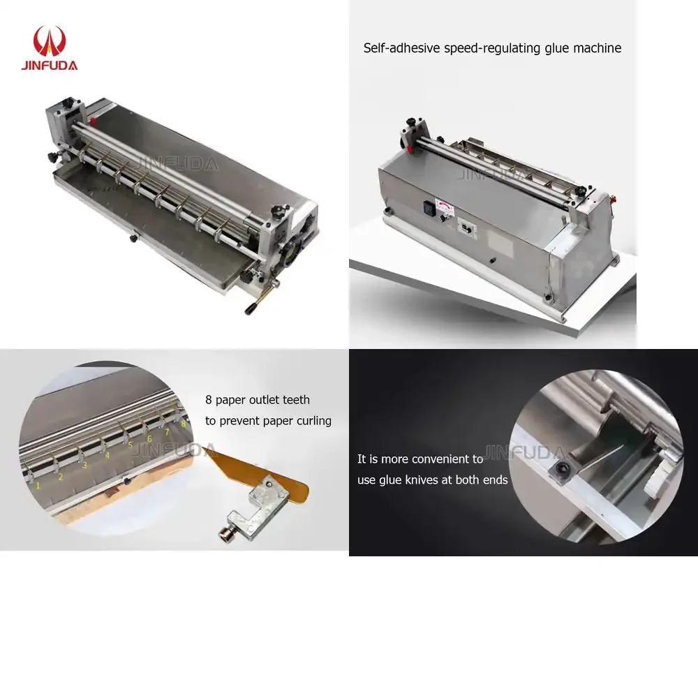 Paper Gluing Machine for Printing and Packaging Industry Small Hot Glue Pasting Machine