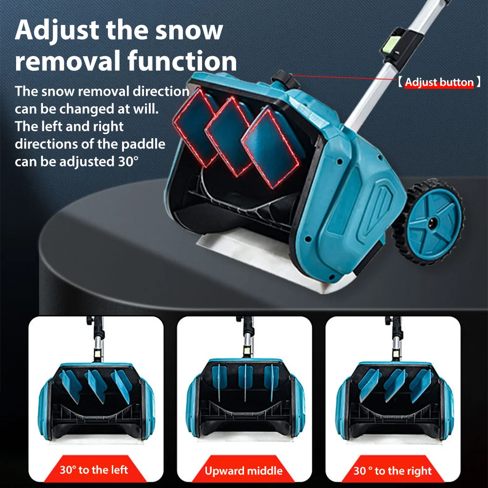 

Brushless Snow Thrower,Electric Snow Plow,Snow Shovel,Cordless Electric Snow Sweeper Courtyard Street For Makita 21V NO Battery