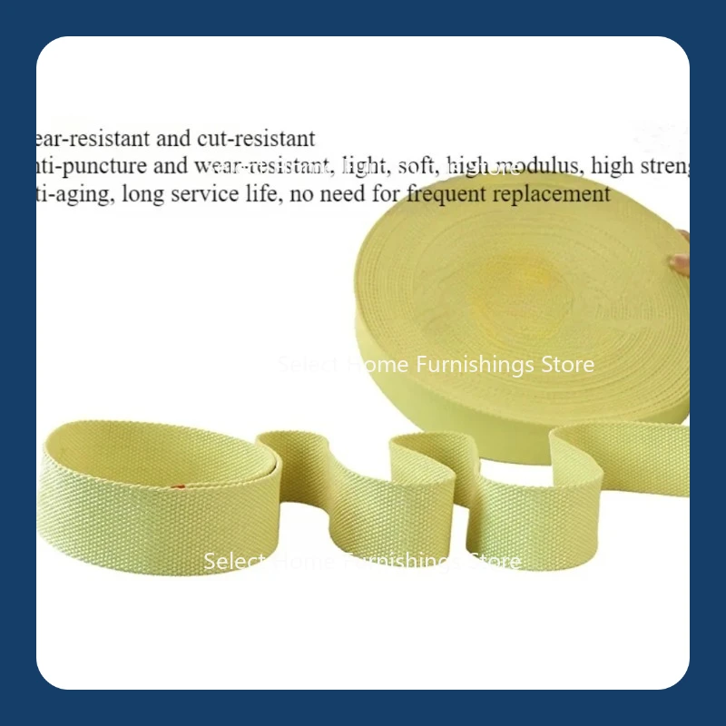 

Apply To Wear Resistant Seat Belt, Bag Belt, Flame-retardant Fireproof Mesh, Industrial Aramid Belt, 10M