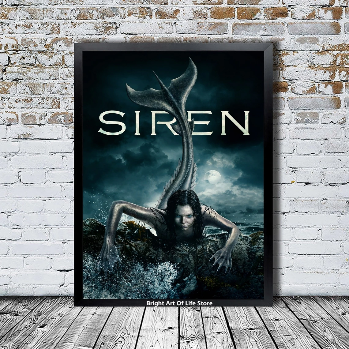 Siren Poster Star Actor TV Series Canvas Poster Photo Print Wall Painting Home Decor (Unframed)