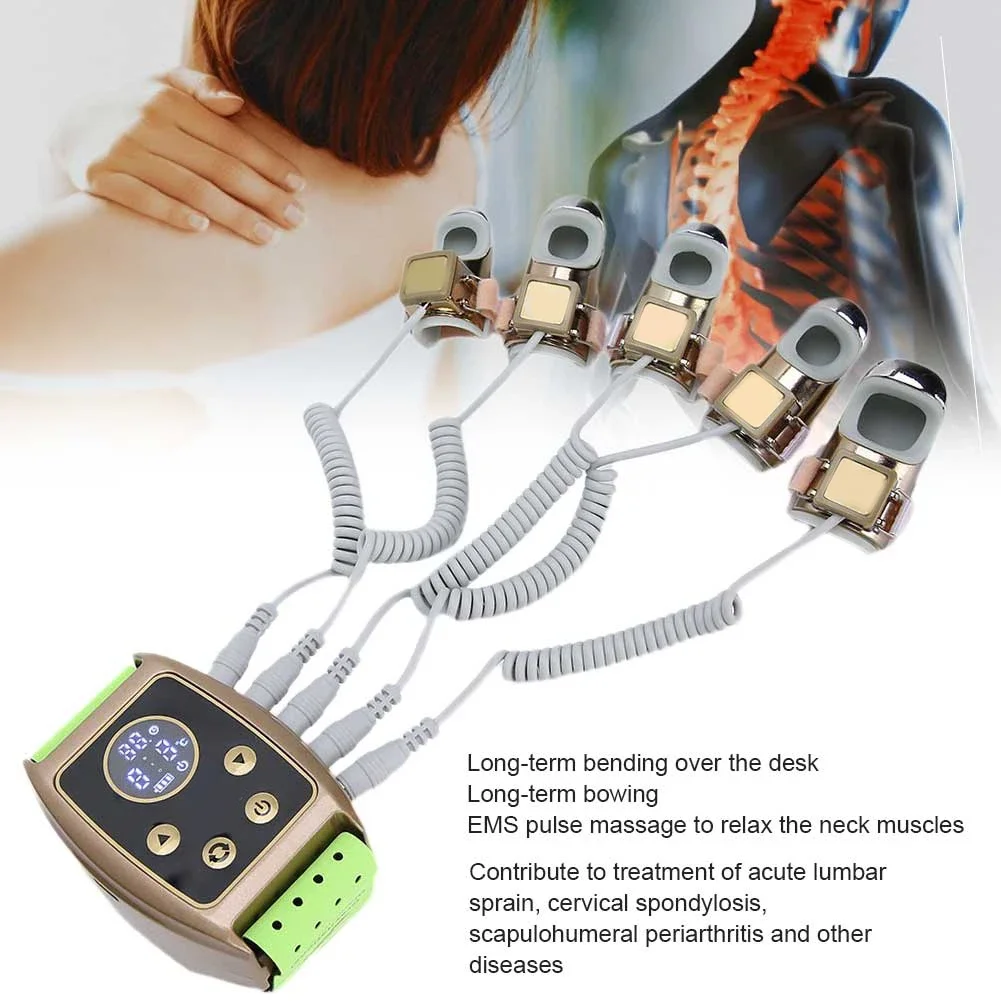 

Bioelectric RF Heating Meridians Massage Machine EMS Body Scraping Therapy Machine Massager Relaxation Face Lifting Massage