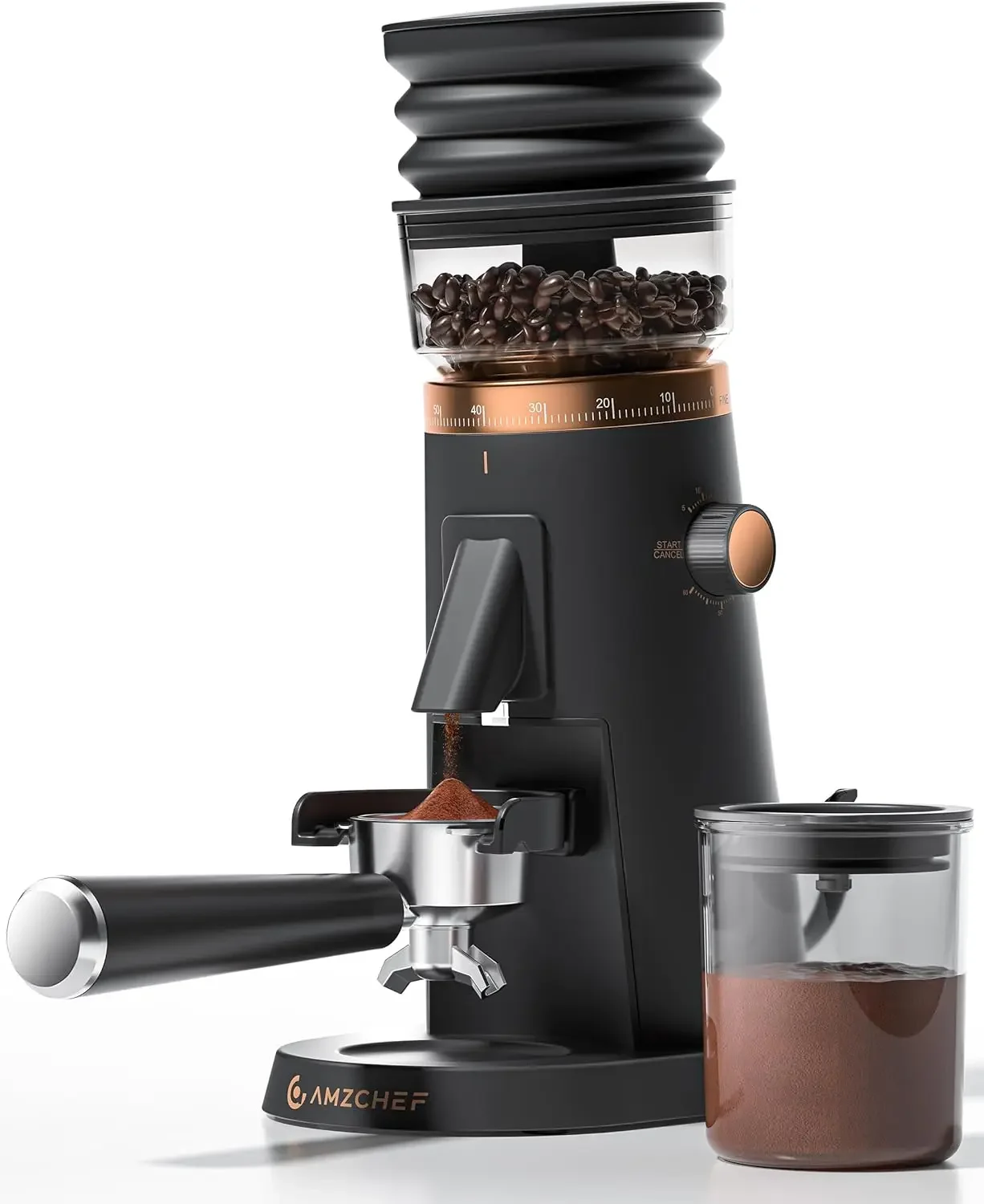 

Single Dose Coffee Grinder – 75 Settings Burr Grinder, 40mm Conical Burr, Anti-Static & Low-Retention Design, Quiet DC Motor wit