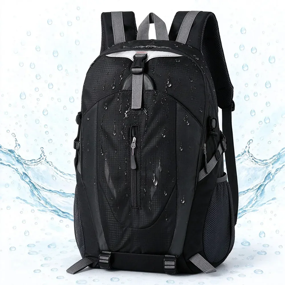 40L Camping Rucksack for Men Women, Ergonomic Hiking Backpack, Side Mesh Pocket Design, Lightweight Daypack for Trekking Travel