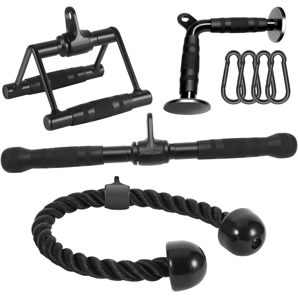 

Cable Attachments for Home Gym, Made of Heavy Duty Solid Steel, LAT Pulldown Attachment, Weight Machine Accessories