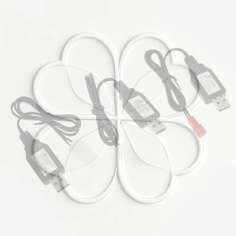 Universal USB 3.7V 500mA Battery Charger Packs JST KET EL Red Female Plug for Multiple Small Electronic Device