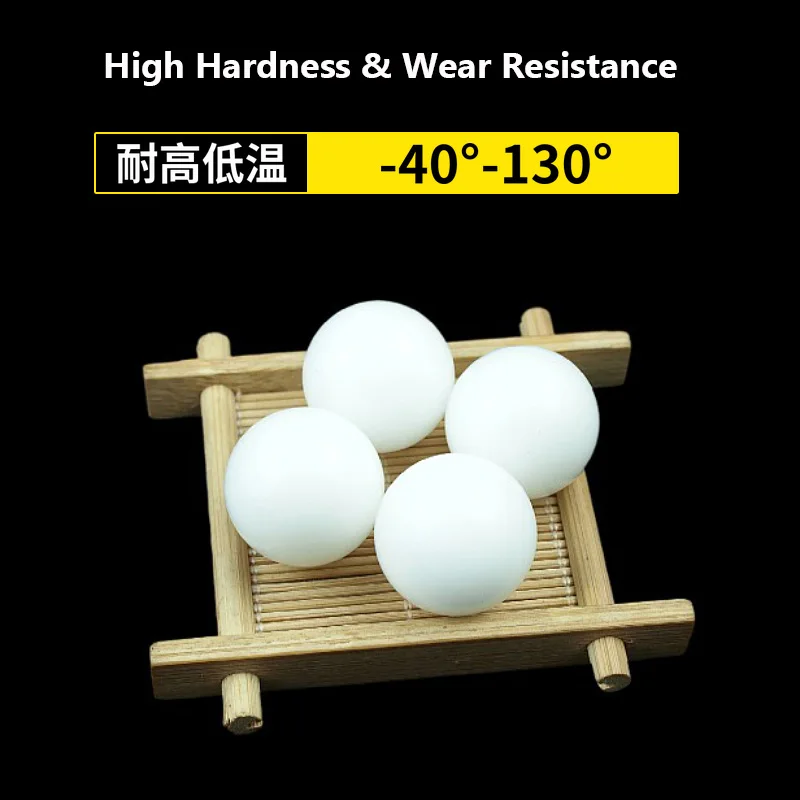 High-Wear POM Plastic Balls,Low Friction & Durable 1-30mm Spheres for Sliding Bearings & Rollers