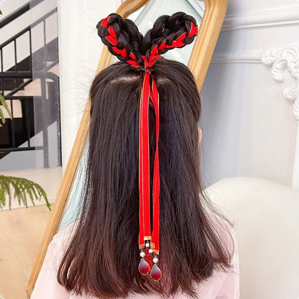 Cloth Ancient Style Decoration Gift Han Clothes Accessories Chinese Hair Accessories Children Hair Band Braided Hair Rope