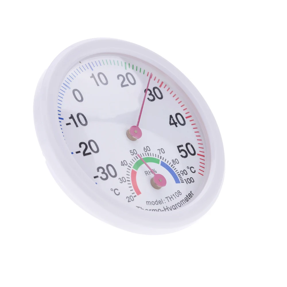 -35~55°C Mini Indoor Analog Temperature Humidity Meter Thermometer Hygrometer