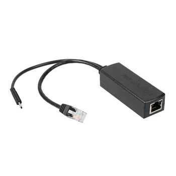 Mikro PoE IEEE 802.3af mikro USB aktif PoE Splitter Power Over Ethernet 48V Tablet Dropcam veya ahududu Pi için 5V 2.4A