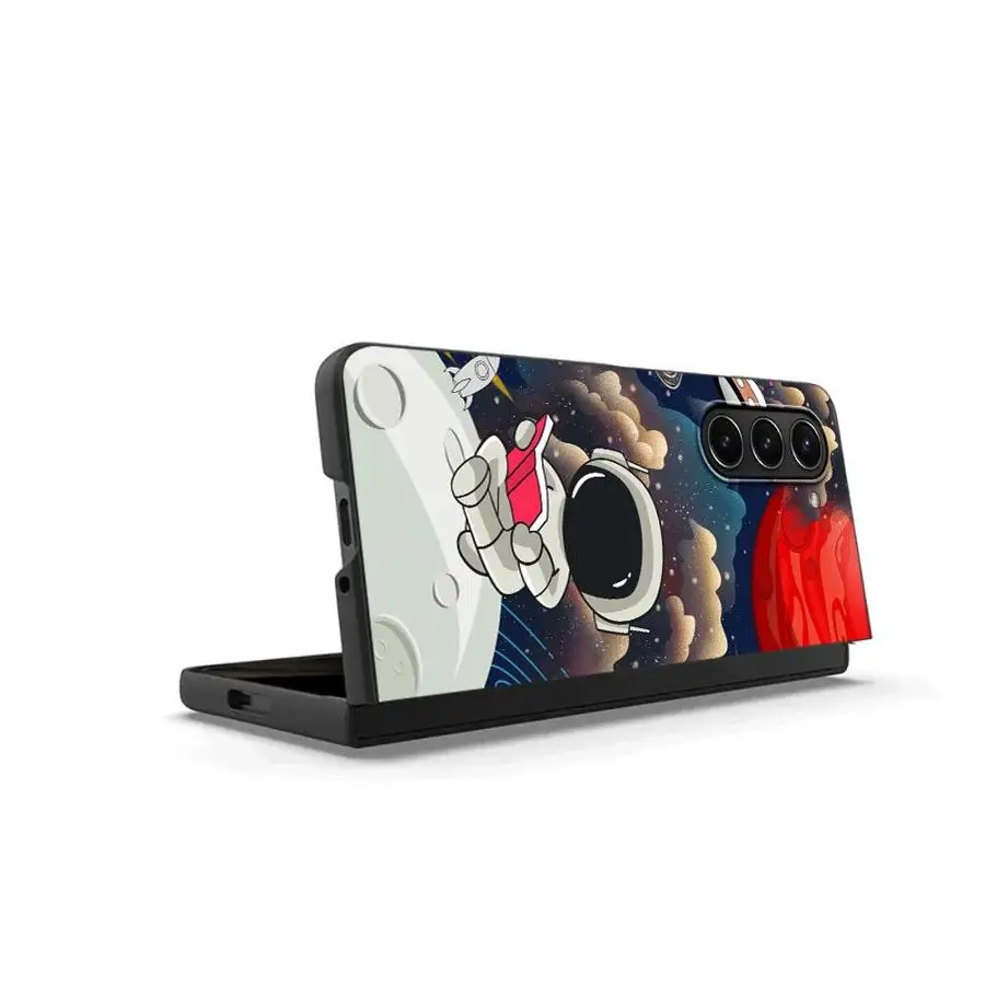 حافظة لهاتف سامسونج جالاكسي ZFold3 ZFold7 ZFold6 Z Fold 7 6 5 4 3 ZFold5 ZFold4 Star رائد الفضاء