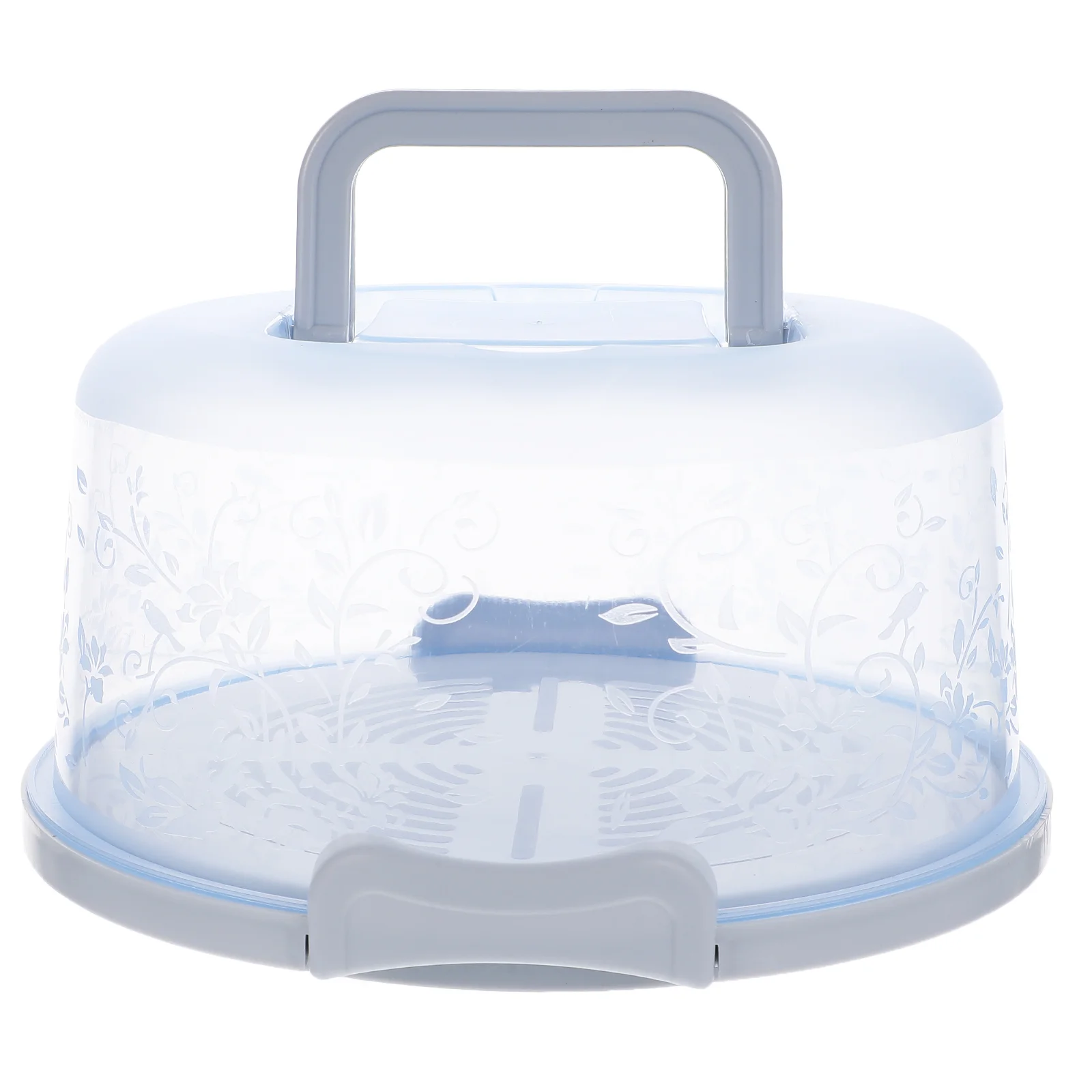 Cake Box Round Carrier Food Tray Packaging Boxes Lid Holds Dessert Container Pastry Packing