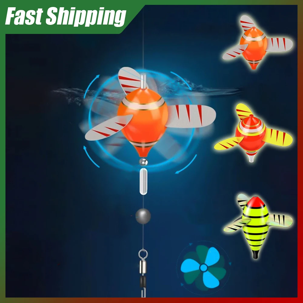 

1pc Fishing High-Sensitivity Rotary Float Fishing Automatic Sinking Swivel Float Outdoor Tool Fishing Tackle Tool Accessories