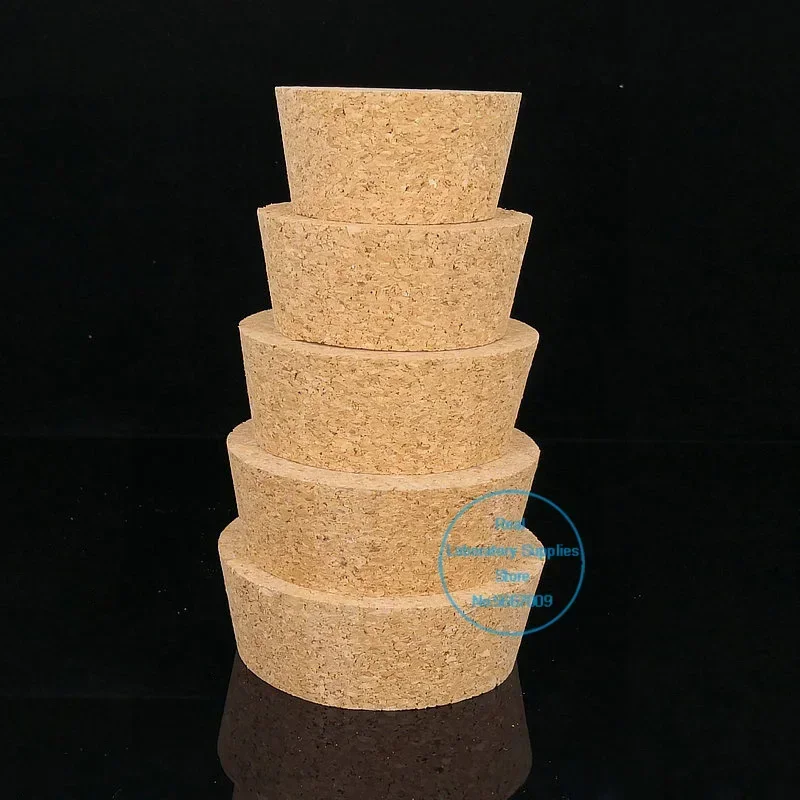 2pcs/lot Lab Big Size Top DIA 72mm-105mm Wood Cork Plug for Thermos Bottle Stopper Essential Oil Pudding Glass Bottle Lid