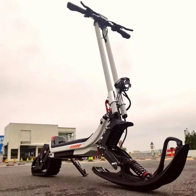Electric, toboggan, snowboard, foldable off-road vehicle