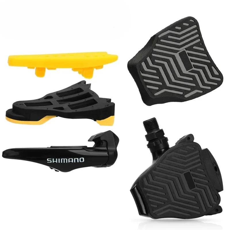 

Bicycle Pedal Adapter Plate Road Bike Lock Pedal Converter Nylon Self Locking Cleats Fit Shimano System Cycling Accessories